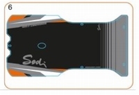 Sodi kart Sigma RS3 Bodemplaat sticker 2021