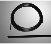 Koppeling buiten kabel 4,0 teflon zwart
