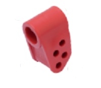 OTK Stuurstang support Nylon Rood